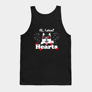 Lovely Husky steal hearts Tank Top